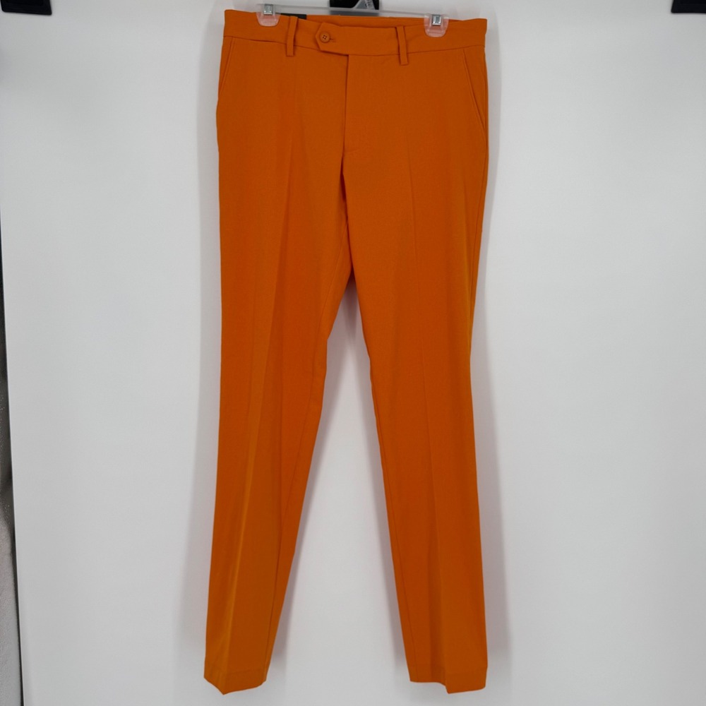 J.Lindeberg Vent Pants Russel‎ Orange Golf Trousers 30x34 High Vent Slim Fit NWT